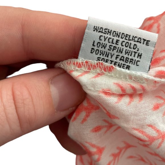 SZ Blockprints Tunic Top Small S Pink Blue Floral Tassels Vibrant Blouse Shirt - Picture 6 of 6